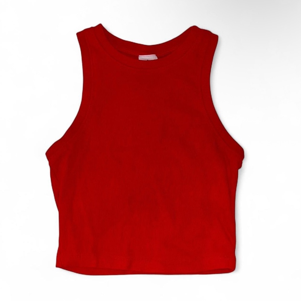 Red Sleeveless Women's Top